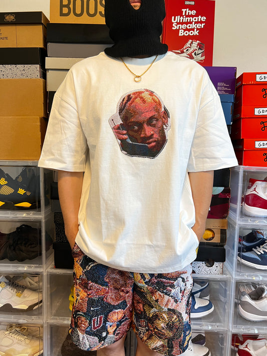 Dennis Rodman Heavy Weight Remake Shirt-White