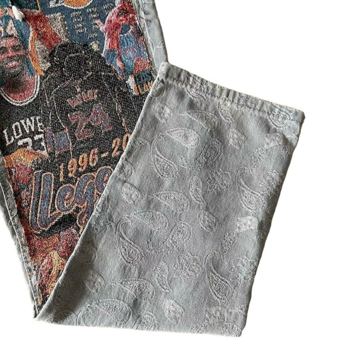 Kobe 24 Woven tapestry remake jeans