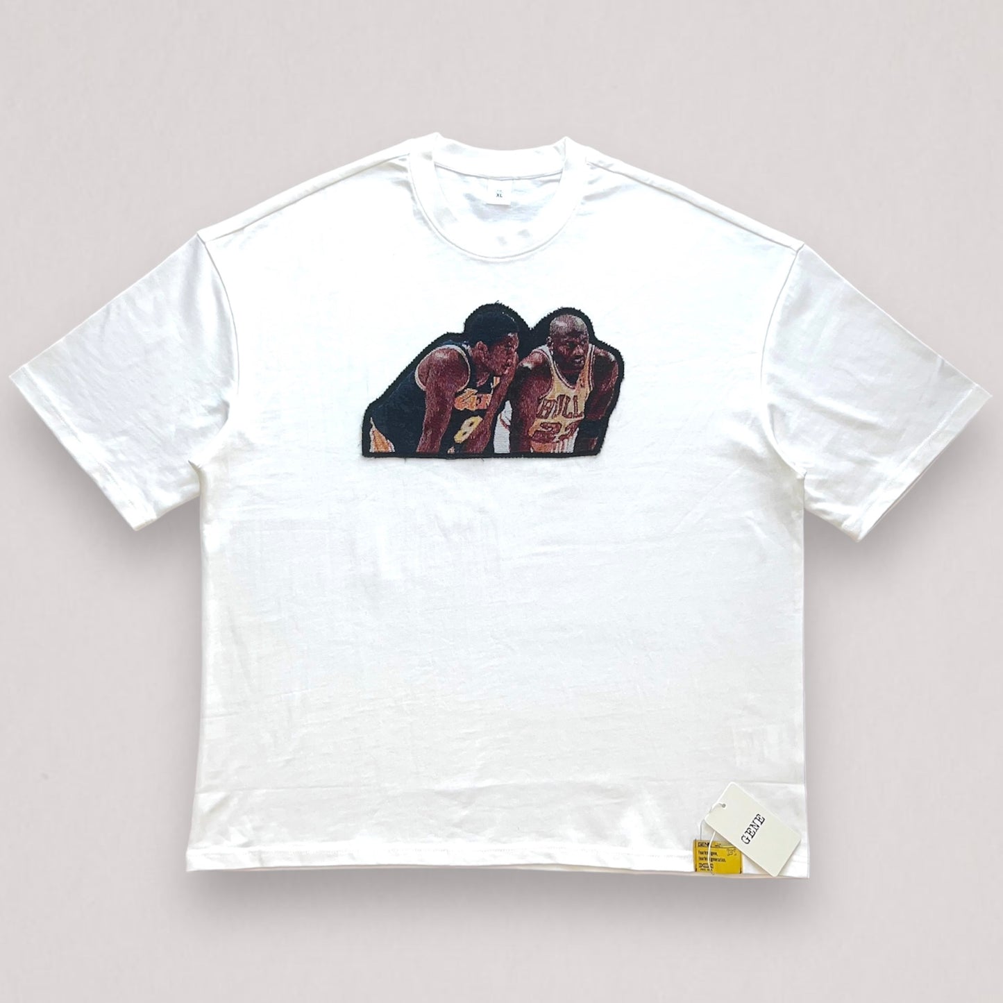 Michael and Kobe Remake Shirt-Black/White