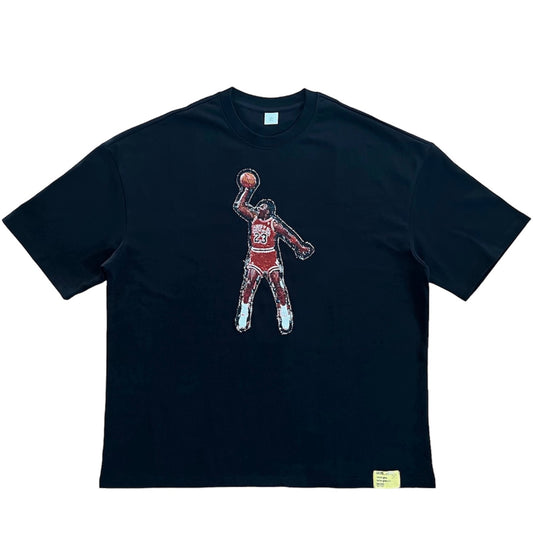 Michael Jordan The Dunk Contest I Remake Shirt-Black