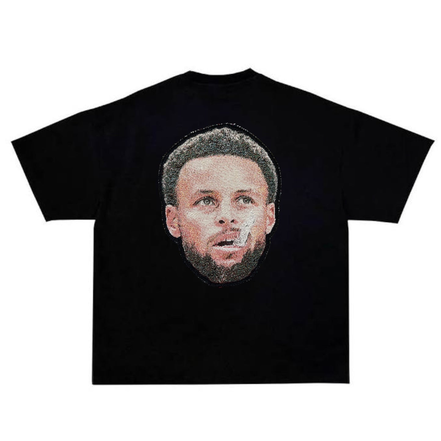 Stephen Curry Remake Tee-White/Black