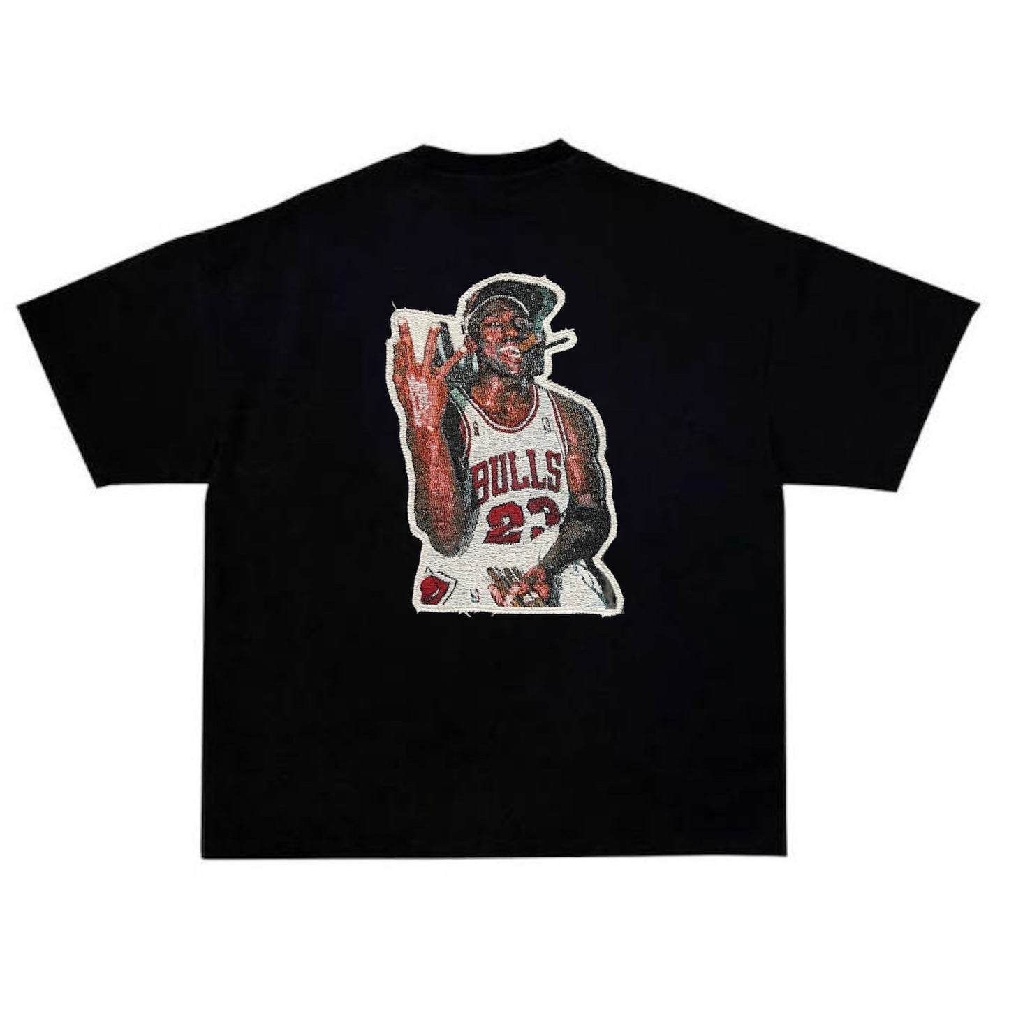 Michael Jordan Remake "4 Rings" Shirt-Black/White