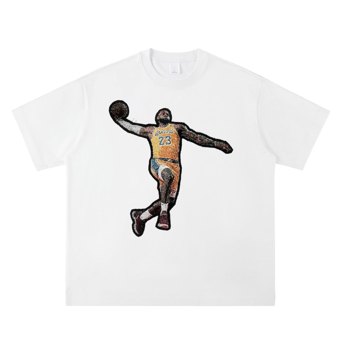 LeBron James Remake Heavy Weight Shirt-Black/White