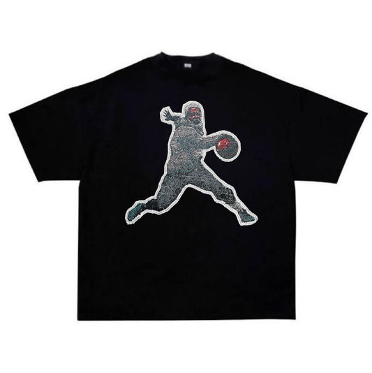 Kyrie Irving Remake "Uncle Drew" Tee-Black/White