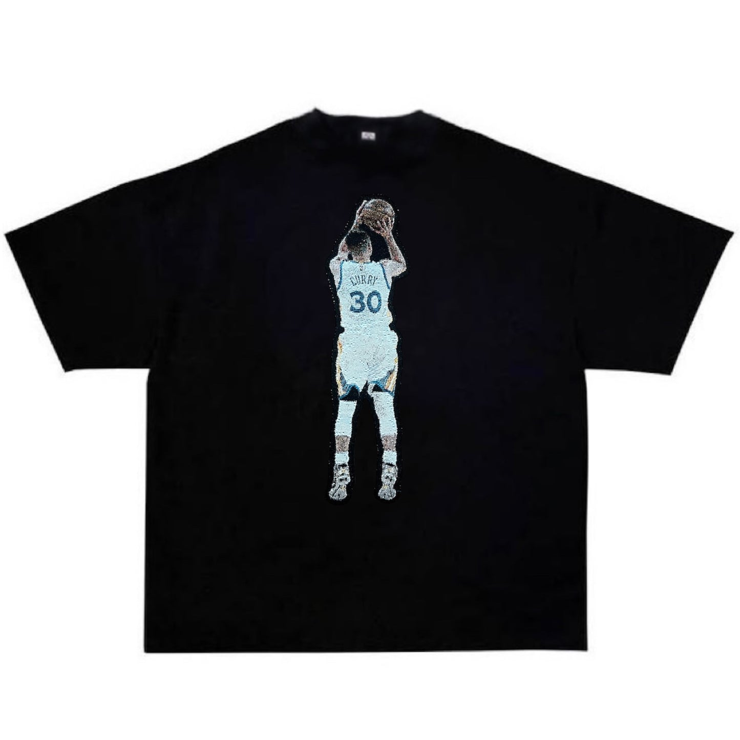 Stephen Curry Shooting Remake Shirt-White/Black