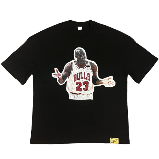 Michael Jordan Remake Shirt-Black/White