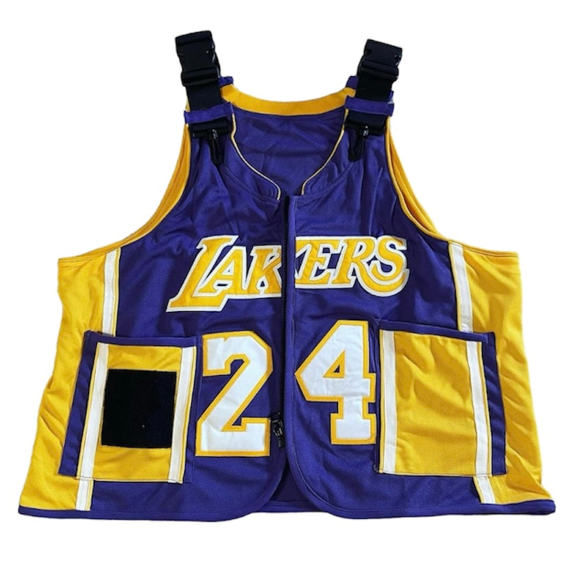 Lakers 24 Jersey Remake Zip Vest