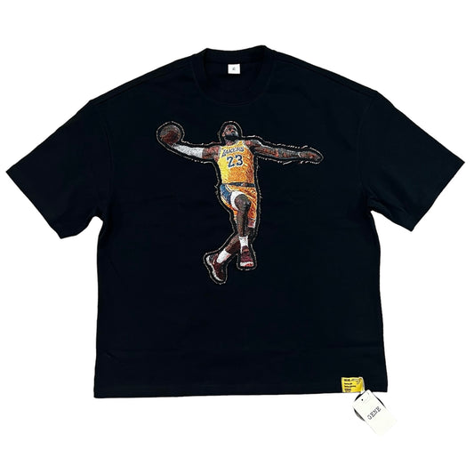 LeBron James Remake Heavy Weight Shirt-Black/White