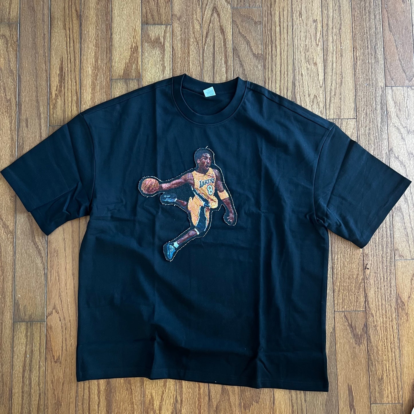 Mamba Forever Remake Heavy Weight Shirt-Black/White